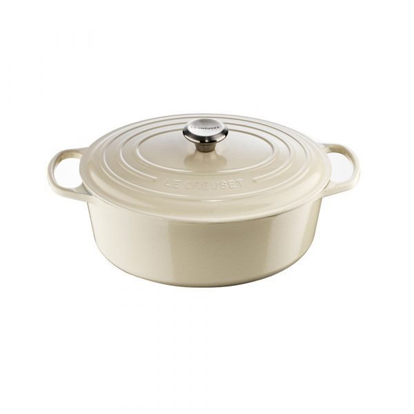 Le Creuset Signature Ovaali Pata Creme 630 Cl