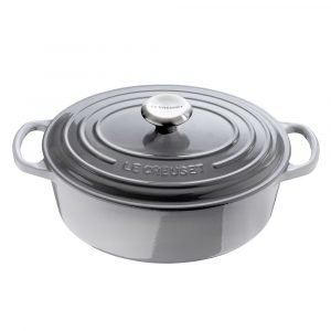 Le Creuset Signature Ovaali Pata Mist Gray 4