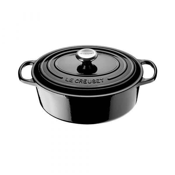 Le Creuset Signature Ovaali Pata Musta 410 Cl