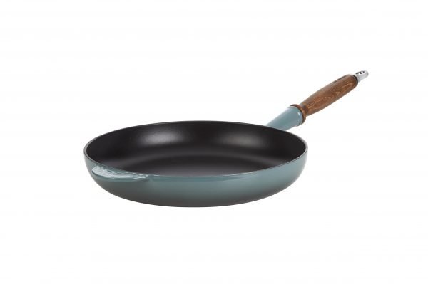 Le Creuset Signature Paistinpannu Puukahvalla Valurauta Ocean 28 Cm