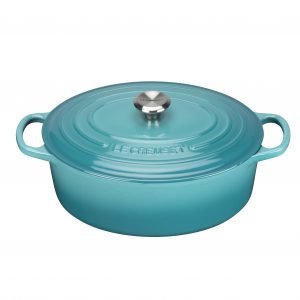 Le Creuset Signature Pata Ovaali Valurauta Caribbean 27 Cm 4.1 L