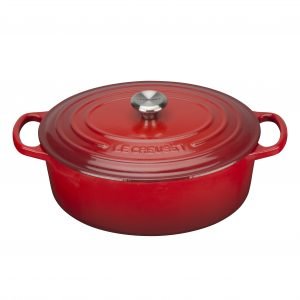 Le Creuset Signature Pata Ovaali Valurauta Cerise 27 Cm 4.1 L