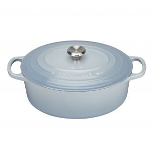 Le Creuset Signature Pata Ovaali Valurauta Coastal Blue 27 Cm 4.1 L