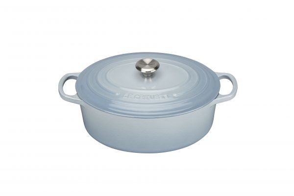 Le Creuset Signature Pata Ovaali Valurauta Coastal Blue 27 Cm 4.1 L