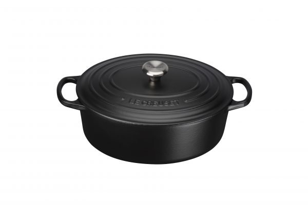 Le Creuset Signature Pata Ovaali Valurauta Matte Black 27 Cm 4.1 L