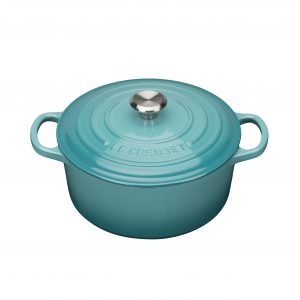 Le Creuset Signature Pata Pyöreä Valurauta Caribbean 22 Cm 3.3 L