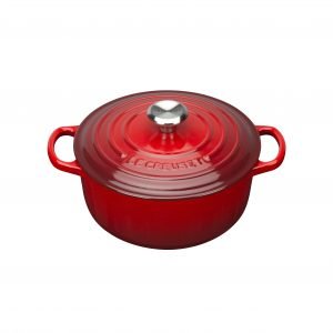 Le Creuset Signature Pata Pyöreä Valurauta Cerise 20 Cm 2.4 L