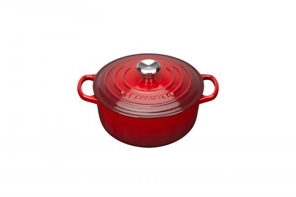 Le Creuset Signature Pata Pyöreä Valurauta Cerise 20 Cm 2.4 L