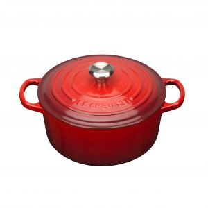 Le Creuset Signature Pata Pyöreä Valurauta Cerise 22 Cm 3.3 L