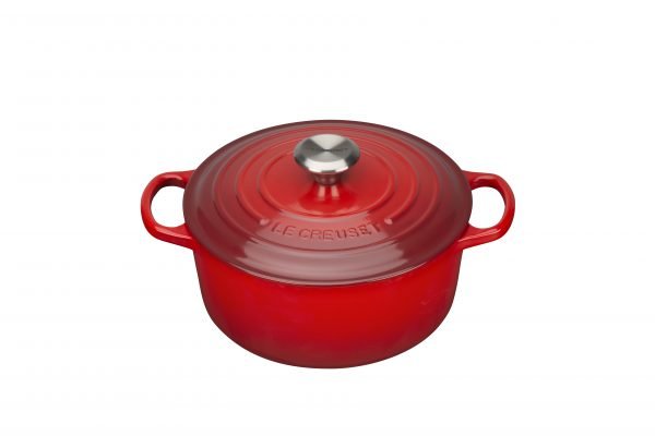 Le Creuset Signature Pata Pyöreä Valurauta Cerise 24 Cm 4.2 L