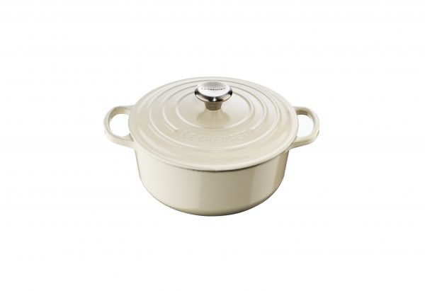 Le Creuset Signature Pata Pyöreä Valurauta Creme 20 Cm 2.4 L