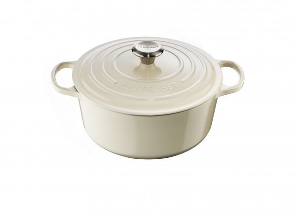 Le Creuset Signature Pata Pyöreä Valurauta Creme 26 Cm 5.3 L