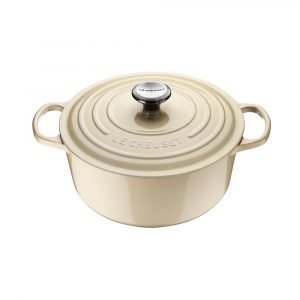 Le Creuset Signature Pyöreä Pata Creme 330 Cl