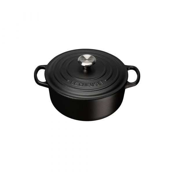 Le Creuset Signature Pyöreä Pata Matte Black 240 Cl