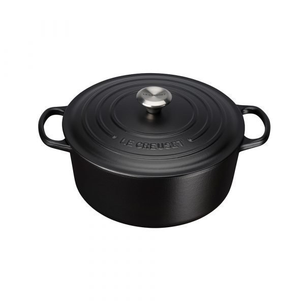 Le Creuset Signature Pyöreä Pata Matte Black 530 Cl