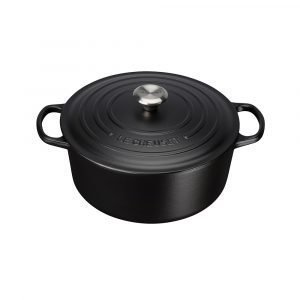 Le Creuset Signature Pyöreä Pata Matte Black 670 Cl