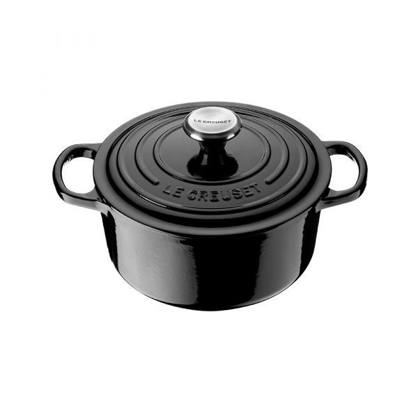 Le Creuset Signature Pyöreä Pata Musta 180 Cl