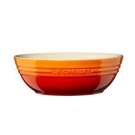 Le Creuset Soikea Tarjoilukulho Volcanic 2-pack