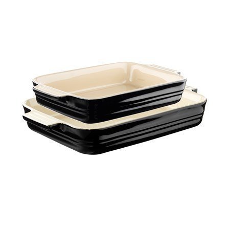 Le Creuset Suorakaiteenmuotoinen uunivuoka Black 2-pack