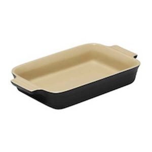 Le Creuset Suorakulmainen Vati Shiny Black 26 Cm