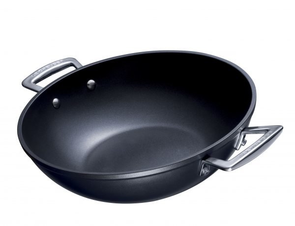 Le Creuset Toughened Non Stick Wokkipannu Alumiini 28 Cm