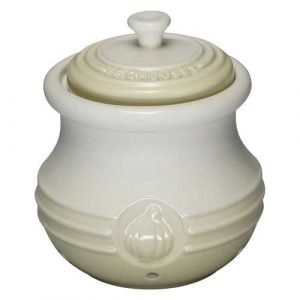 Le Creuset Valkosipuliruukku Ilmareijillä Creme 10 Cm