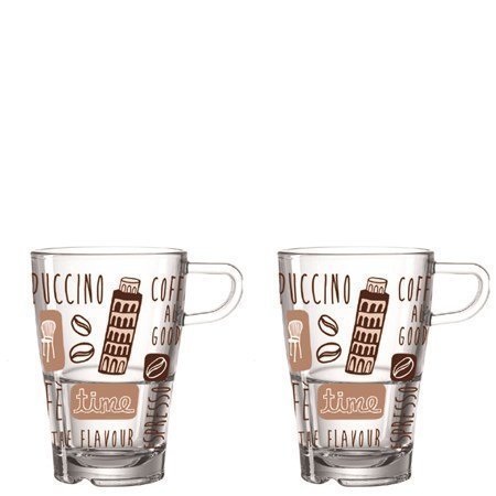 Leonardo La Vita lasi Latte Macchiato 2-pack