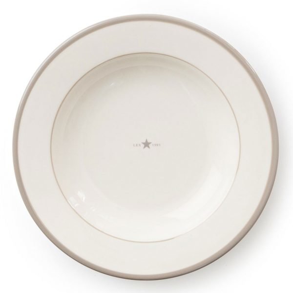 Lexington Earthenware Syvä Lautanen Beige 24 Cm