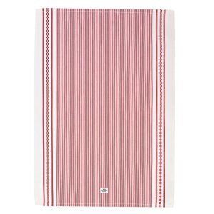 Lexington Icons Oxford Striped Keittiöpyyhe Punainen 50x70 Cm