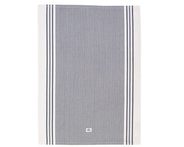 Lexington Icons Oxford Striped Keittiöpyyhe Sininen 50x70 Cm