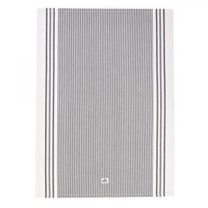 Lexington Oxford Striped Keittiöpyyhe Harmaa