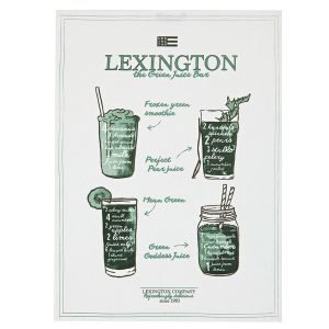 Lexington Printed Keittiöpyyhe Valkoinen / Vihreä 50x70 Cm