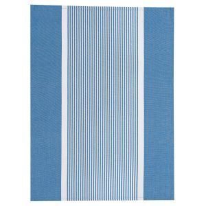 Lexington Striped Oxford Keittiöpyyhe Sininen 50x70 Cm