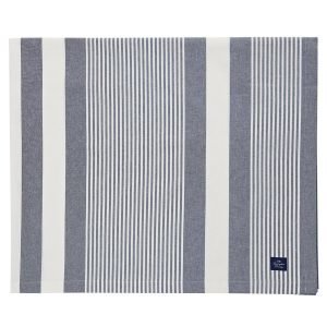 Lexington Striped Pöytäliina Sininen 150x250 Cm
