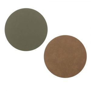 Lind Dna Circle Lasinalunen Army Green / Nature Ø10 Cm