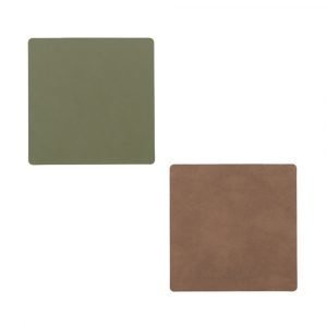 Lind Dna Square Lasinalunen Army Green / Nature 10x10 Cm