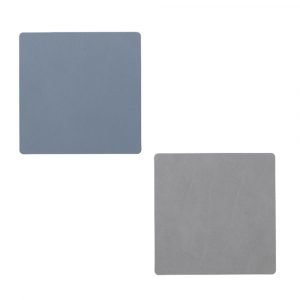 Lind Dna Square Lasinalunen Light Blue / Light Grey 10x10 Cm