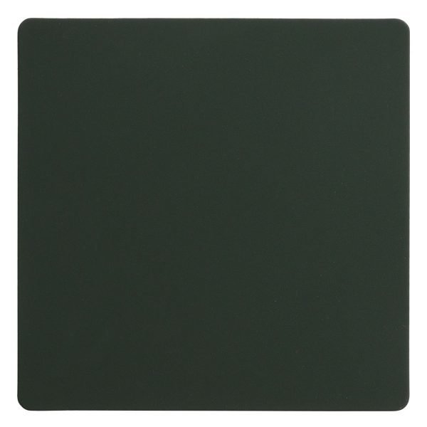 Lind Dna Square Lasinalunen Softbuck Dark Green 10x10 Cm