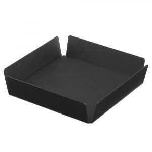 Lind Dna Square Mini Tarjotin Anthracite / Black 22x22 Cm