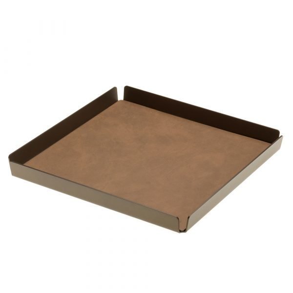 Lind Dna Square S Tarjotin Bronze / Brown 29x29 Cm