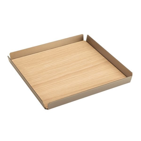 Lind Dna Square S Tarjotin Oak / Black / Bronze 29x29 Cm