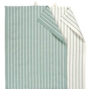 Linum Vega Keittiöpyyhe 50X70 2-PACK harmaa/valkoinen