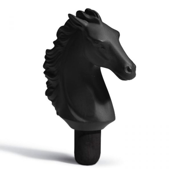 Lladro Bacchus Bottle Stopper Horse Musta