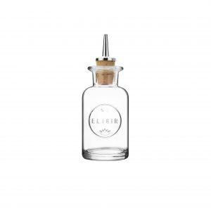 Luigi Bormioli Elixir No2 Lasipullo Tarjoilukorkilla Pyöreä Kirkas 10 Cl