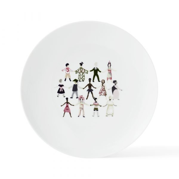 Lyngby Porcelæn Children Of The World Lautanen Small Ø23 Cm