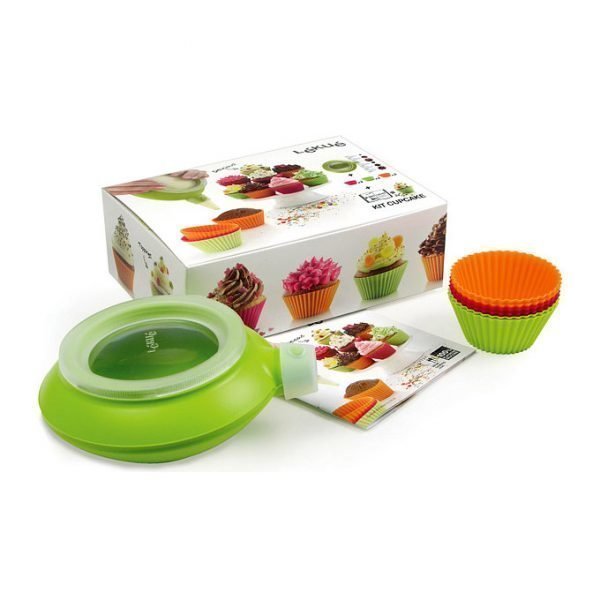 Lékué Classic Cupcake Setti Decomax & 6 Silikonimuottia