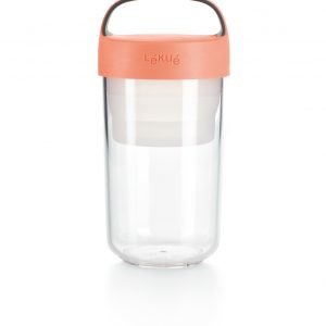 Lékué Jar To Go Purkki Koralli 600 Ml