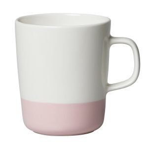 Marimekko Oiva Puolikas Muki Valkoinen / Pinkki 2