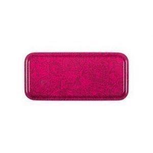 Marimekko Pieni Kulkunen Tarjotin 15x32cm Pinkki/Punainen