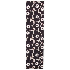 Marimekko Pieni Unikko Kaitaliina Beige / Tummanharmaa / Ruskea 40x160 Cm